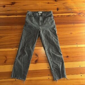 MADEWELL light wash black jeans - gently used